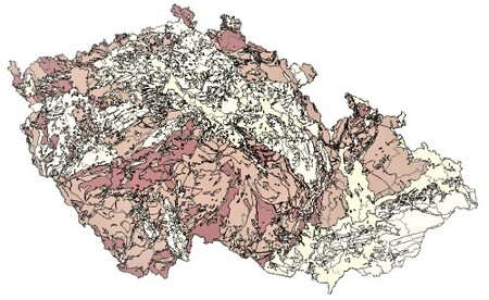 Radonová mapa ČR